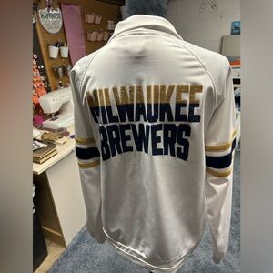 MLB Women’s jacket, Milwaukee Brewers. Size large